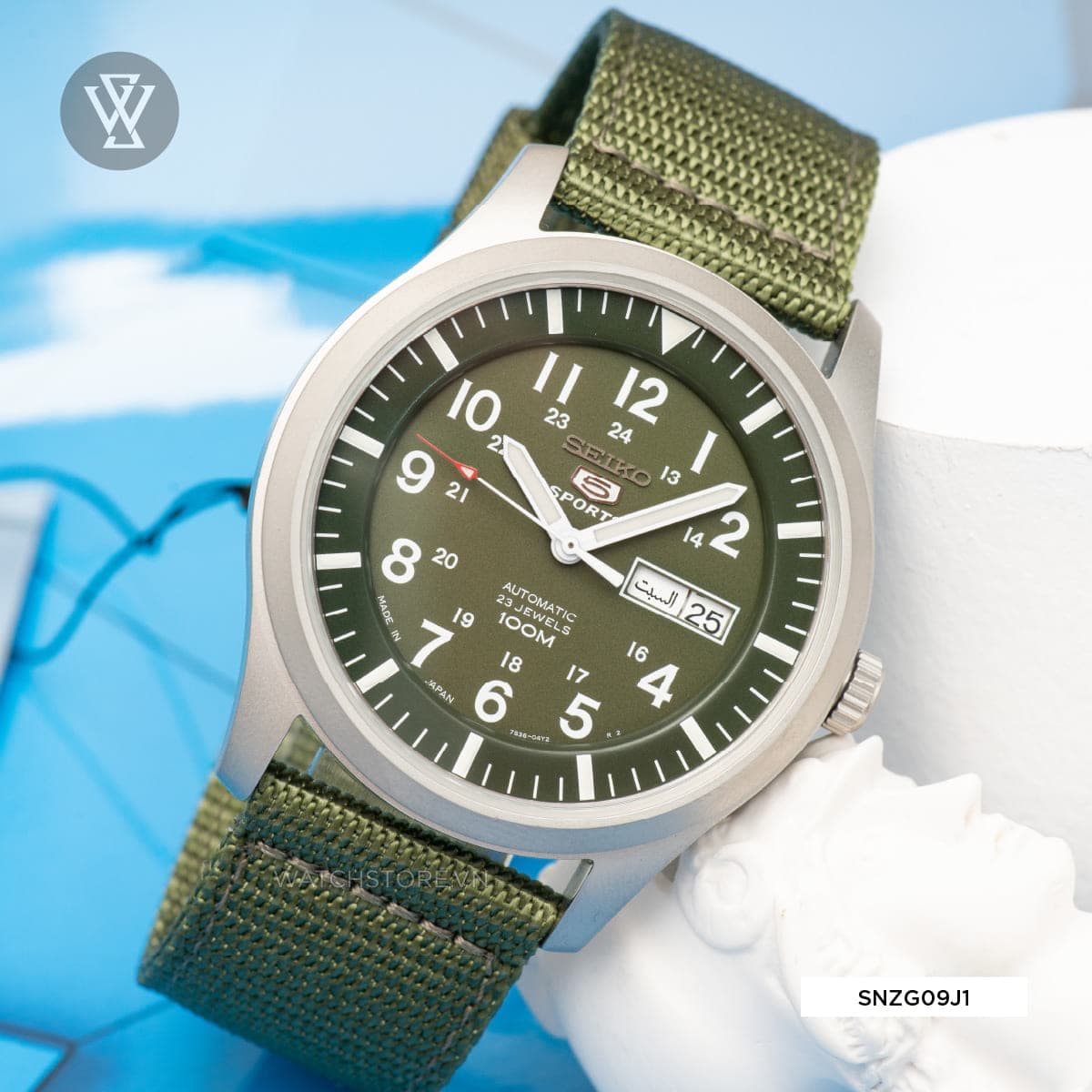 Seiko 42mm Nam SNZG09J1 - Ảnh 2