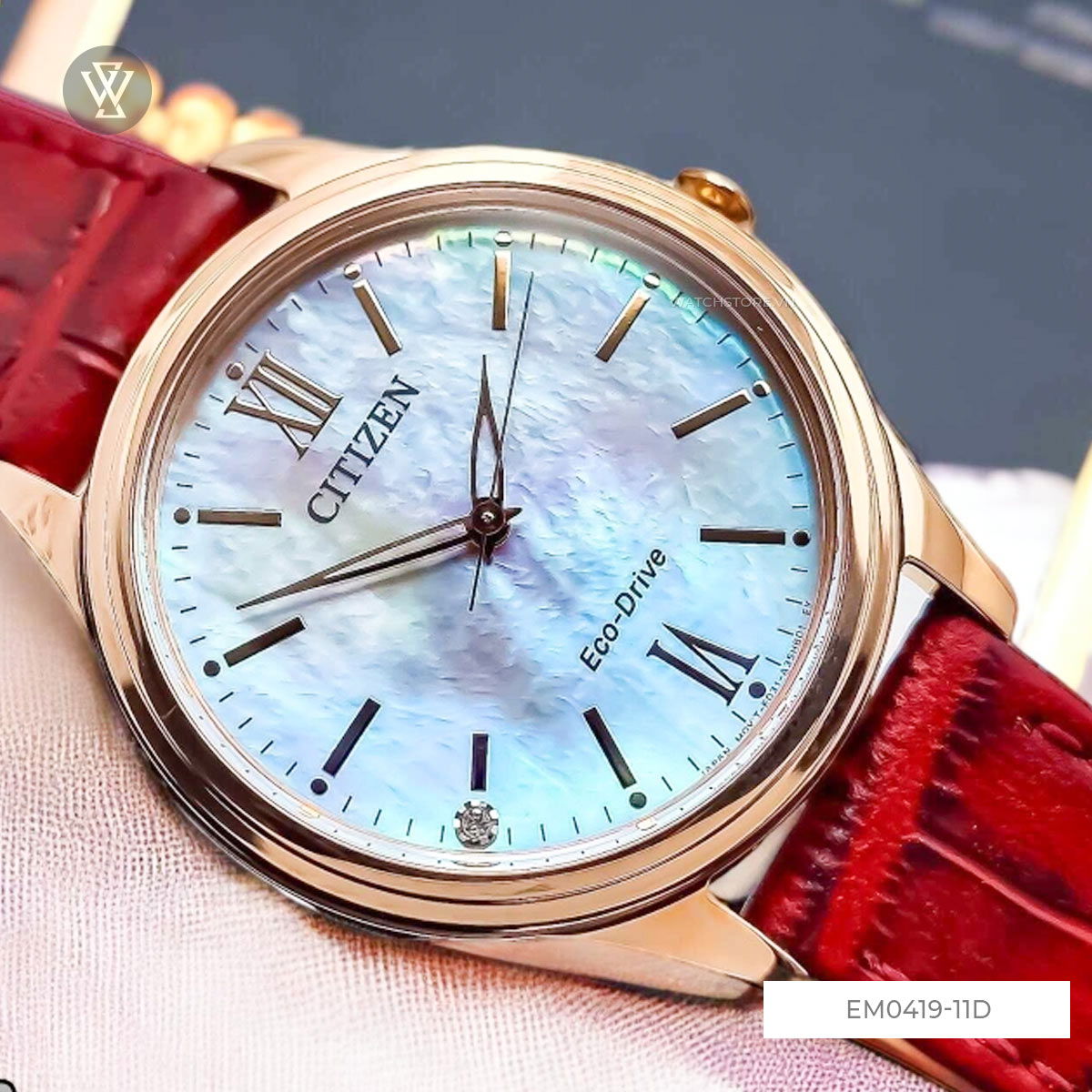 Citizen 34mm Nữ EM0419-11D - Ảnh 4