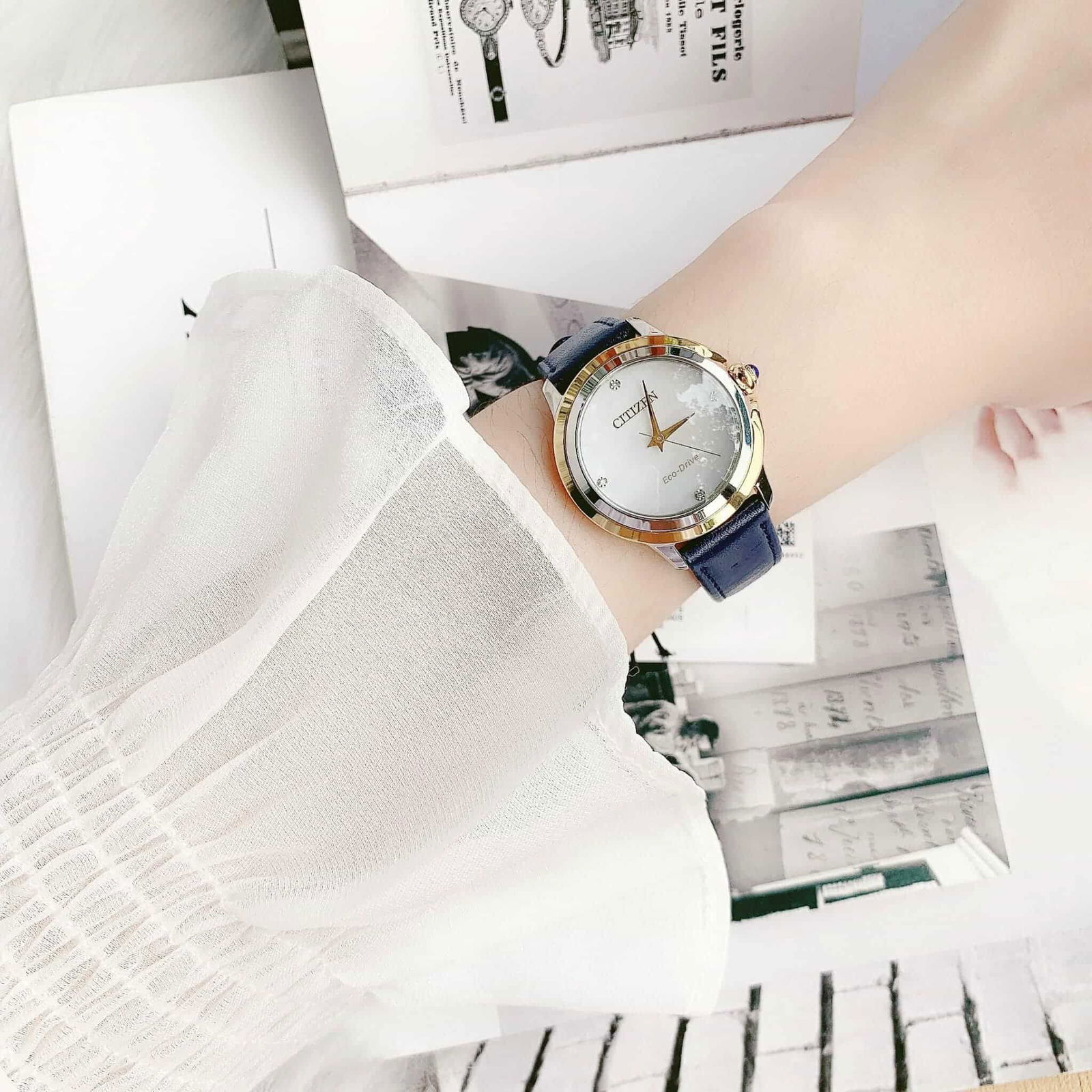 Citizen 32mm Nữ EM0794-03Y - Ảnh 4