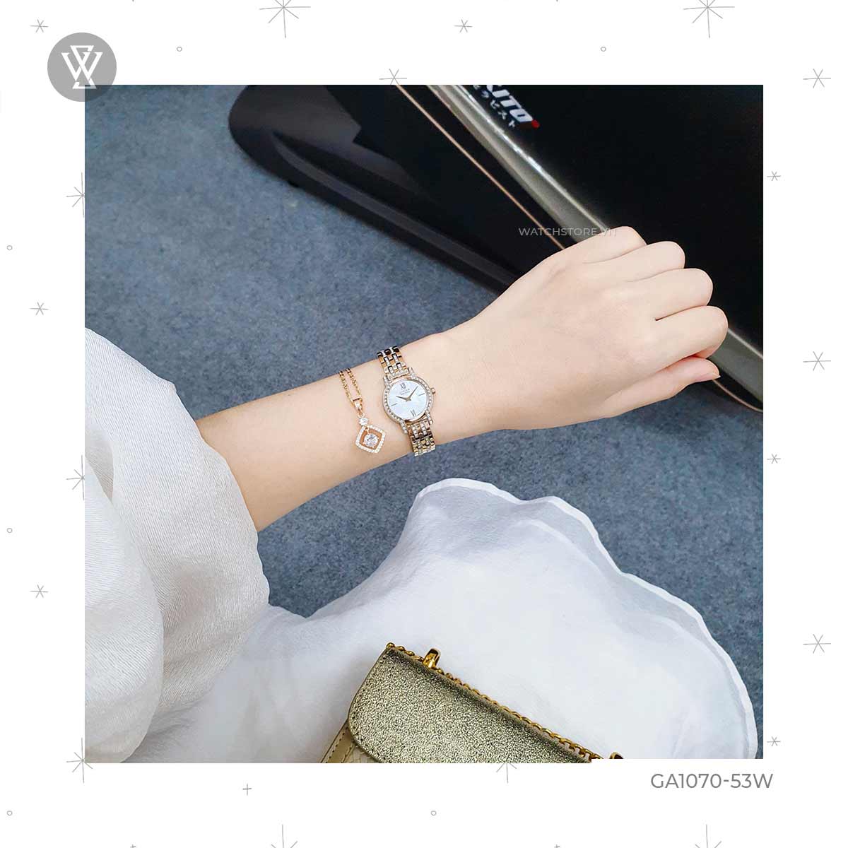 Citizen 22mm Nữ EX124353D - Ảnh 3