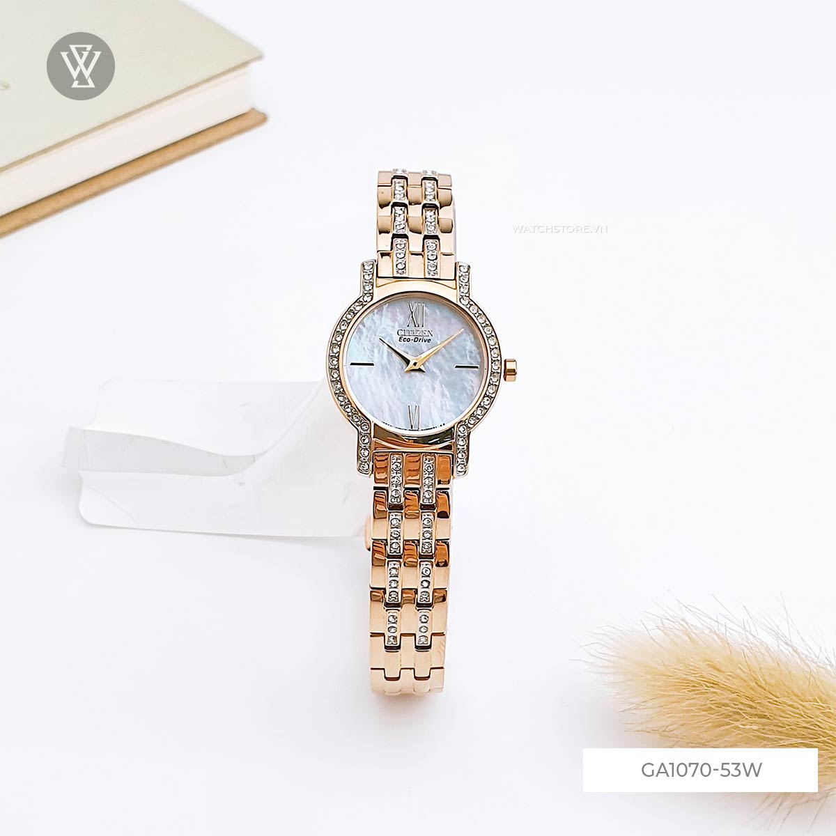 Citizen 22mm Nữ EX124353D - Ảnh 5