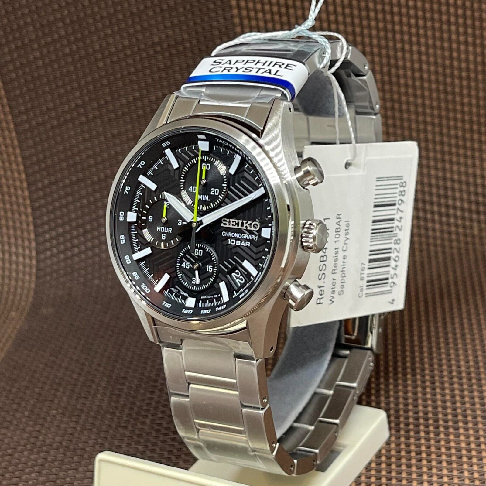 Seiko 39mm Nam SSB419P1 - Ảnh 3