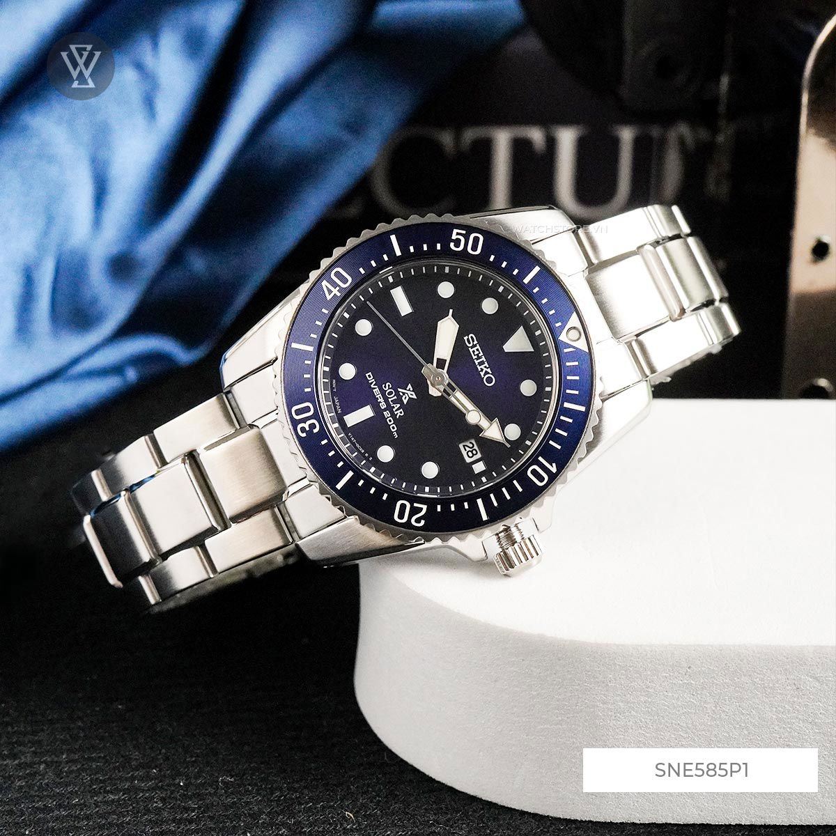 Seiko 38.5mm Nam SNE585P1 - Ảnh 3