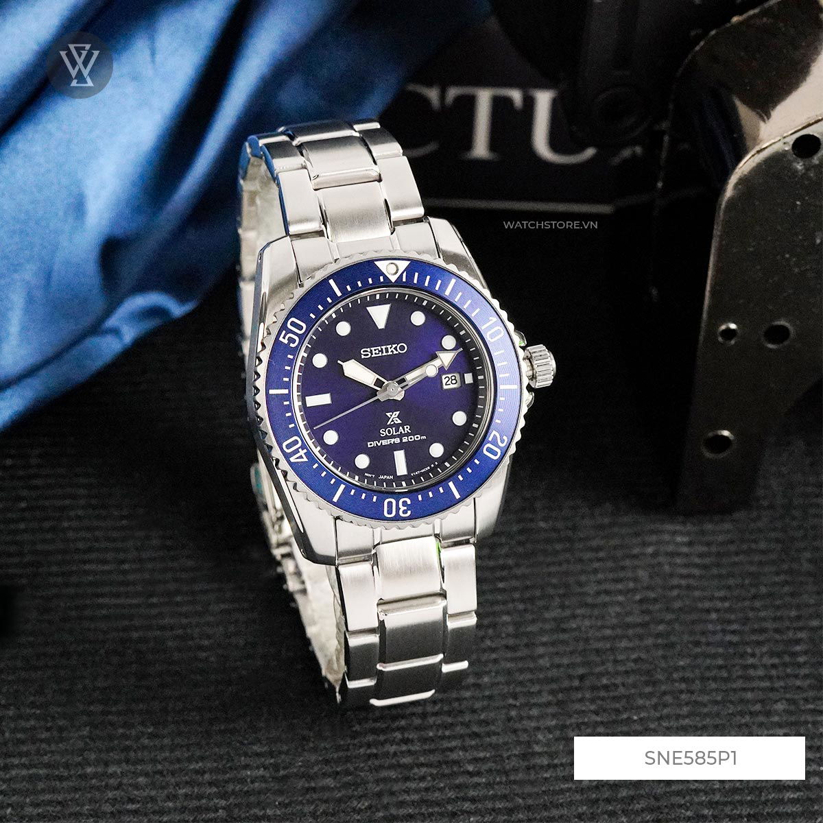 Seiko 38.5mm Nam SNE585P1 - Ảnh 2