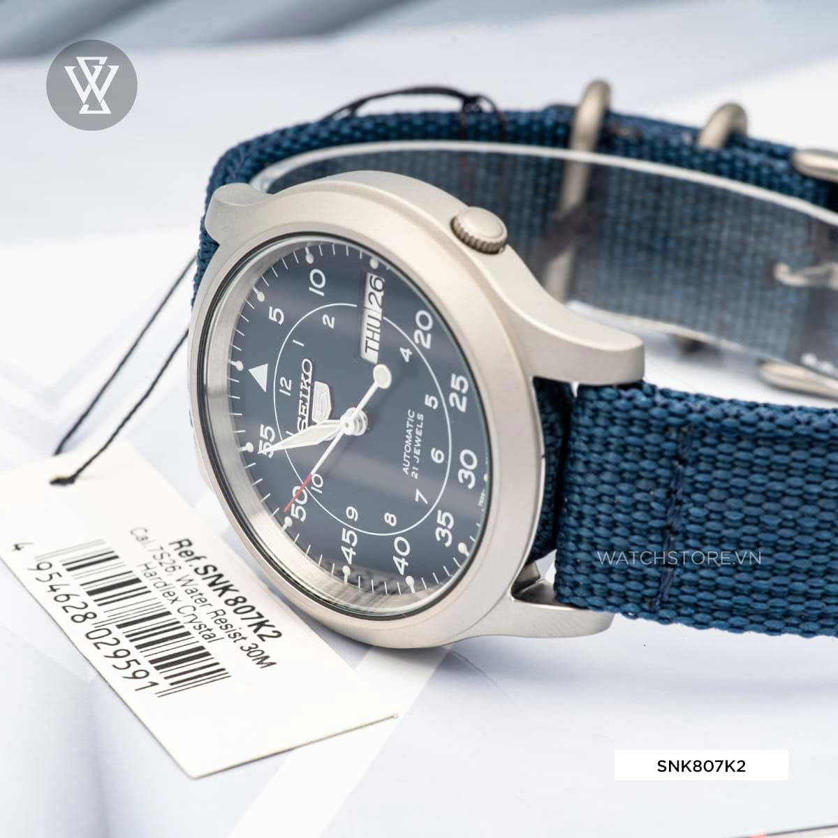 Seiko 37mm Nam SNK807K2 - Ảnh 2