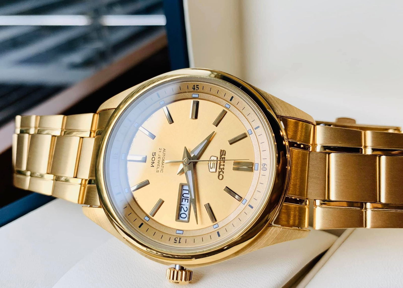 Seiko 42mm Nam SNKN96J1 - Ảnh 4