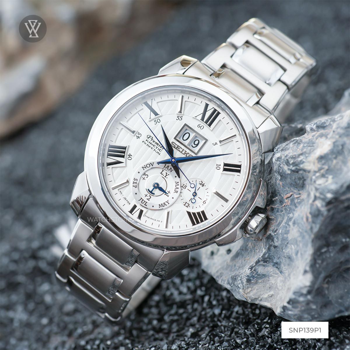 Seiko 42.9mm Nam SNP139P1 - Ảnh 2