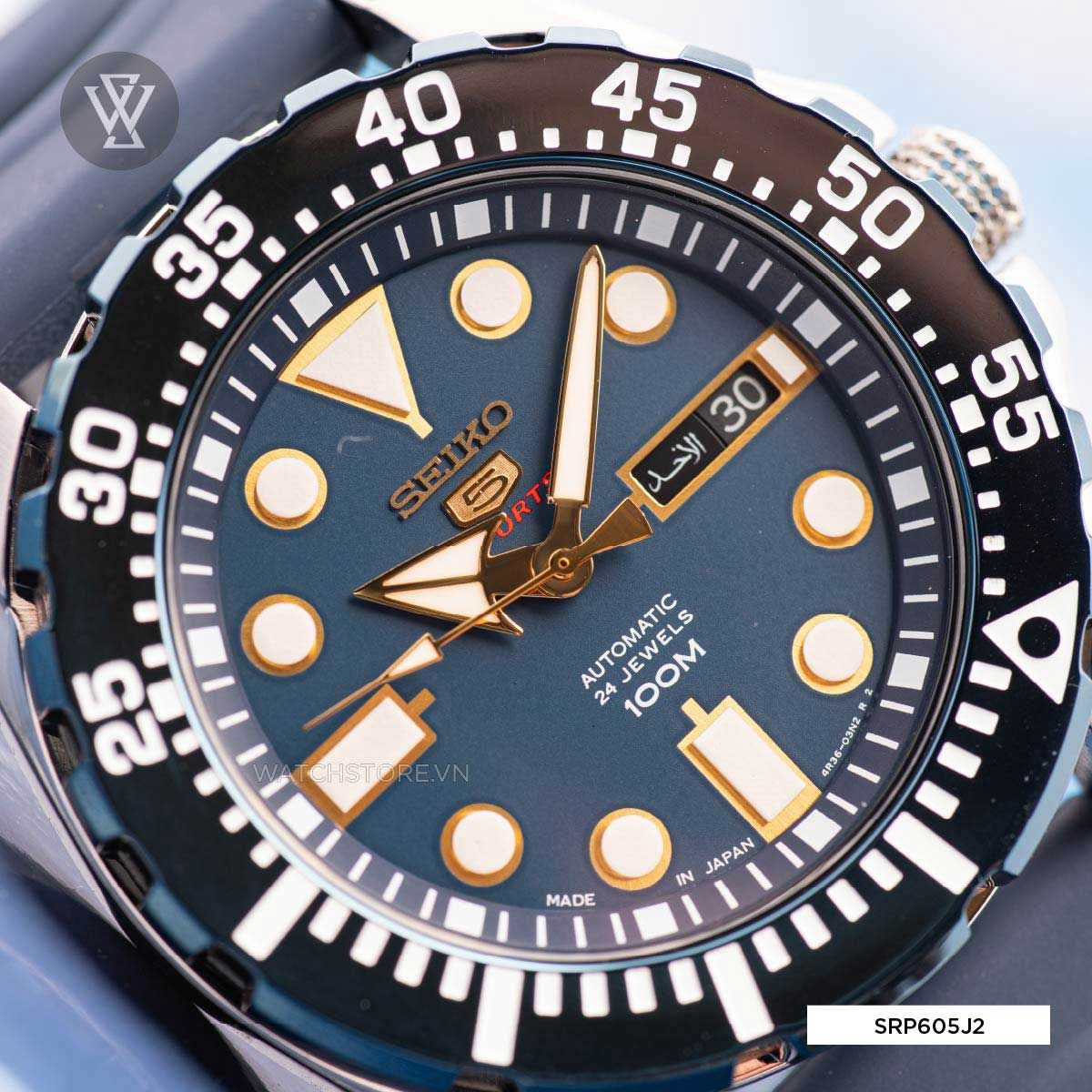 Seiko 43mm Nam SRP605J2 - Ảnh 3