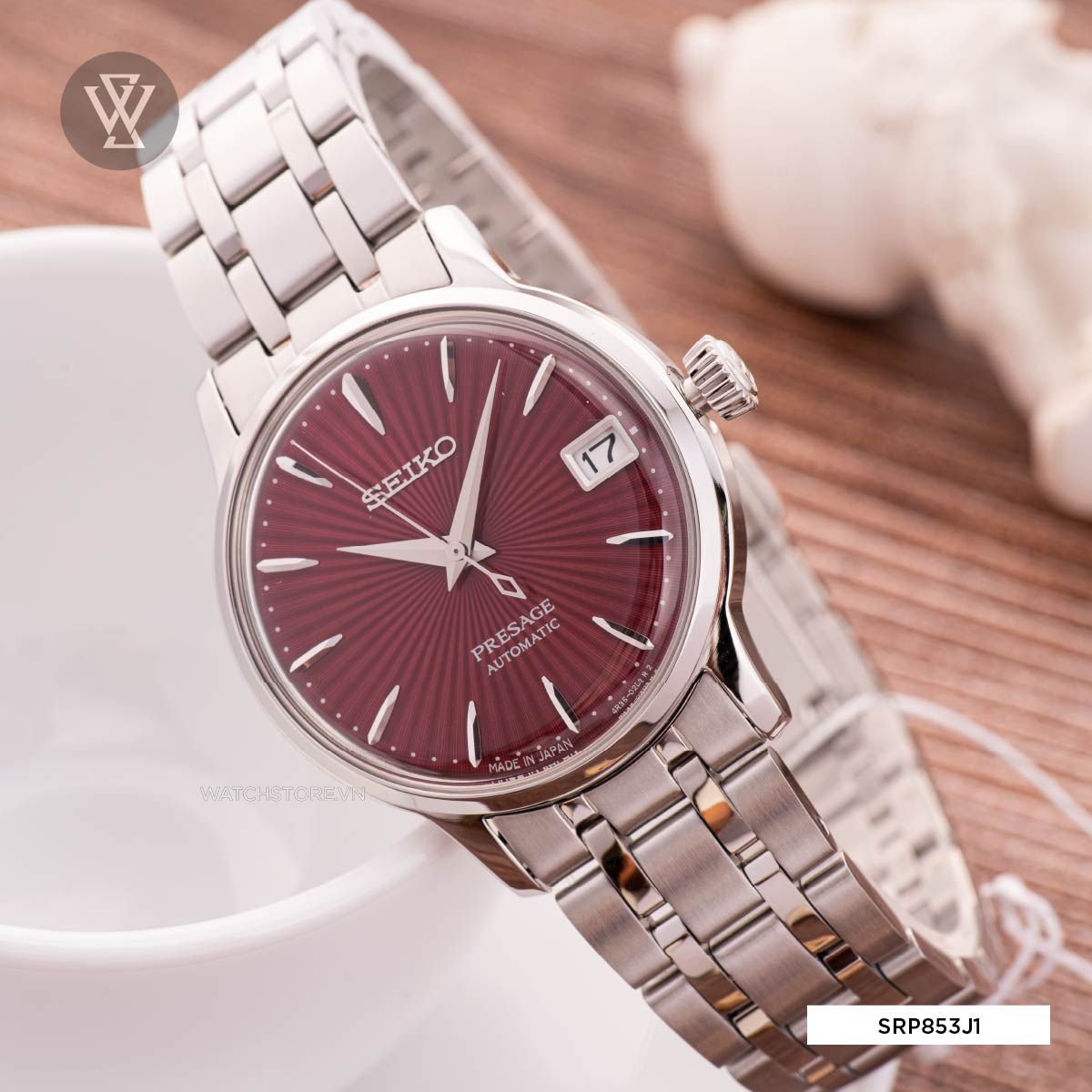 Seiko 33.8mm Nữ SRP853J1 - Ảnh 2