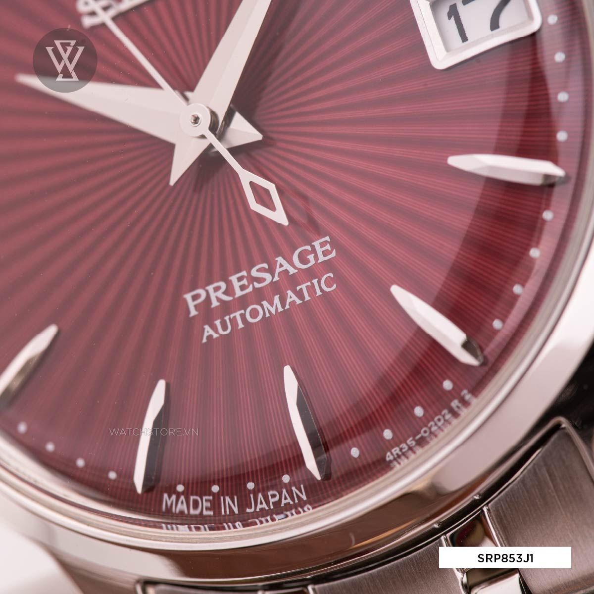 Seiko 33.8mm Nữ SRP853J1 - Ảnh 4