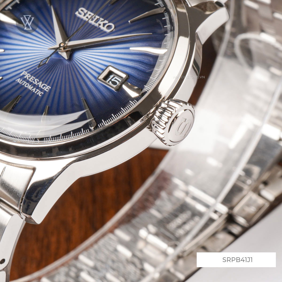 Seiko 40.5mm Nam SRPB41J1 - Ảnh 5