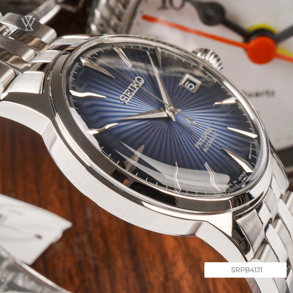 Seiko 40.5mm Nam SRPB41J1 - Ảnh 4