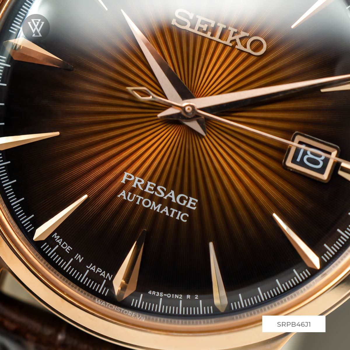 Seiko 40.5mm Nam SRPB46J1 - Ảnh 5