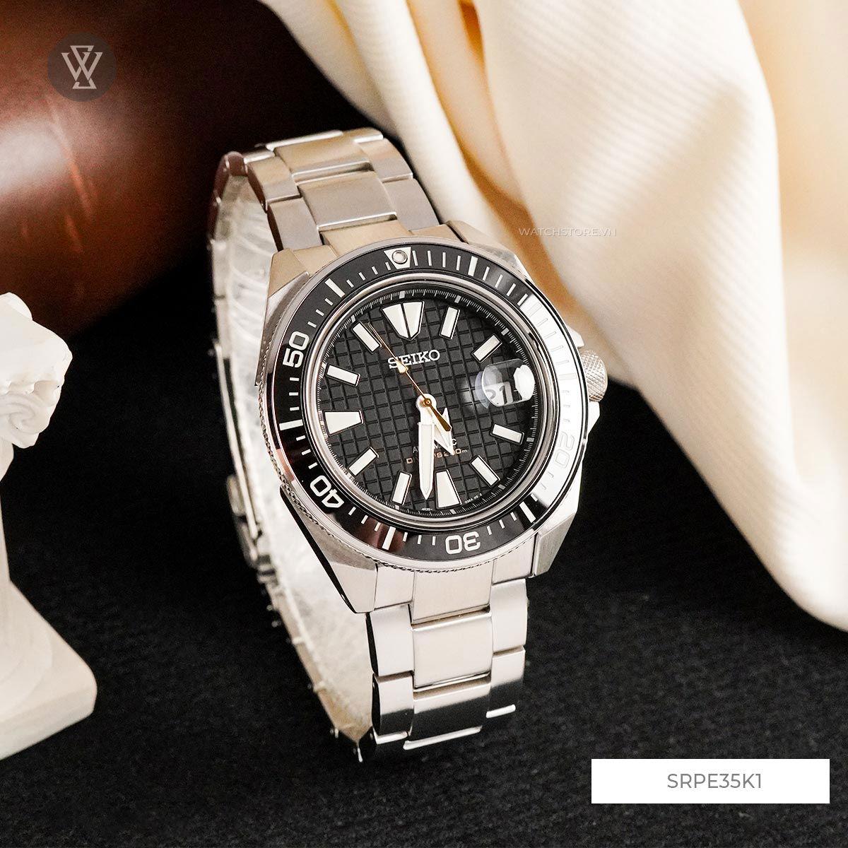 Seiko 43.8mm Nam SRPE35K1 - Ảnh 2