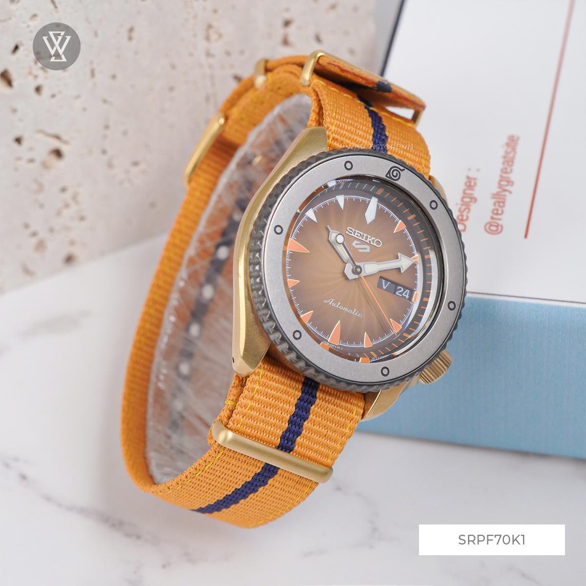 Seiko 42.5mm Nam SRPF70K1 - Ảnh 4