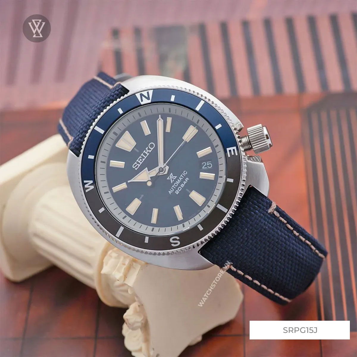 Seiko 42.4mm Nam SRPG15J - Ảnh 2