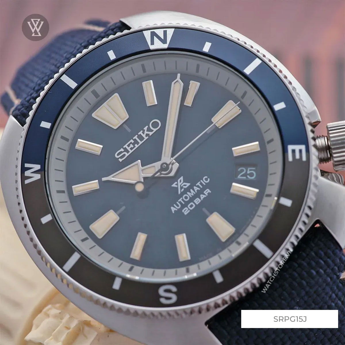 Seiko 42.4mm Nam SRPG15J - Ảnh 3
