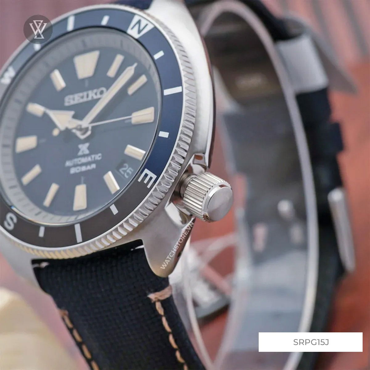 Seiko 42.4mm Nam SRPG15J - Ảnh 5