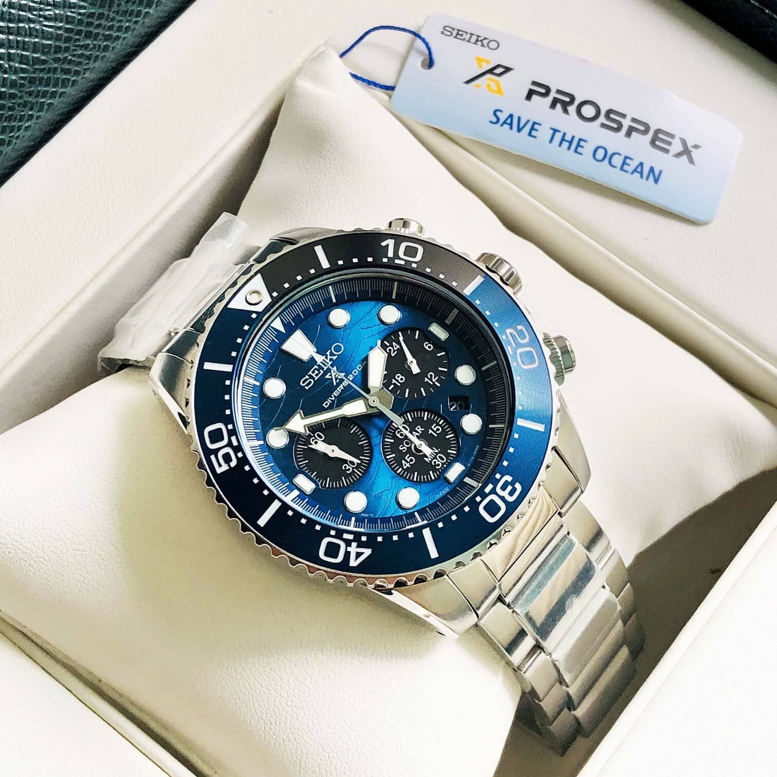 Seiko 43.5mm Nam SSC741P1 - Ảnh 2