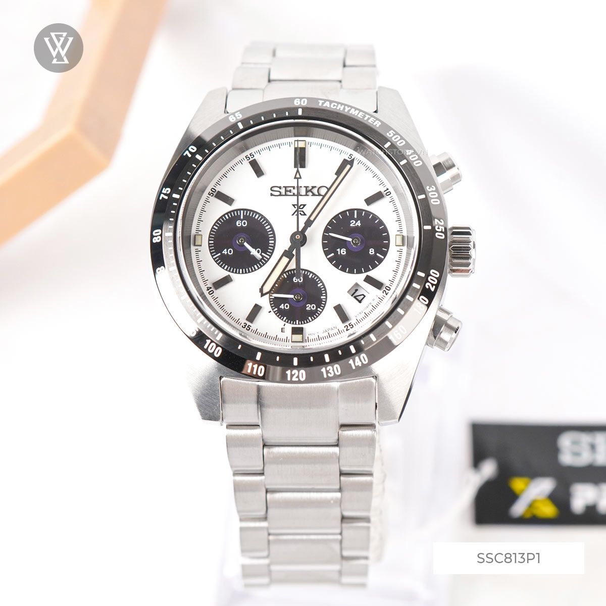 Seiko 39mm Nam SSC813P1 - Ảnh 2