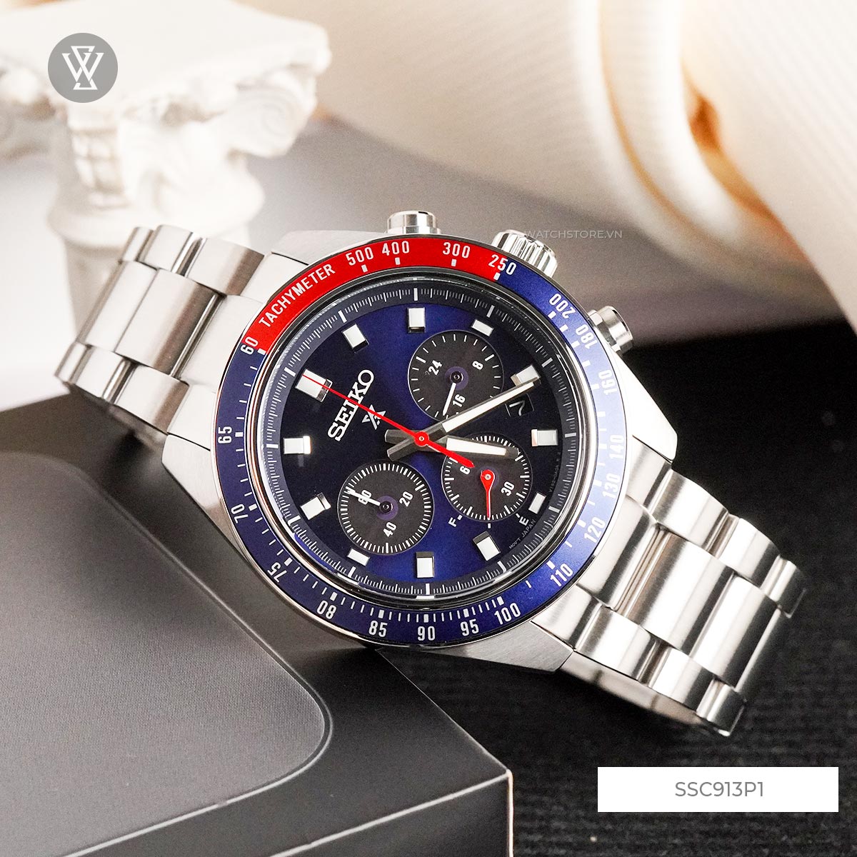 Seiko 41.4mm Nam SSC913P1 - Ảnh 3