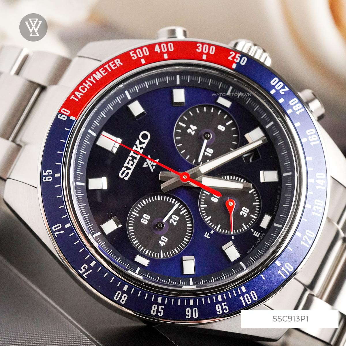 Seiko 41.4mm Nam SSC913P1 - Ảnh 4