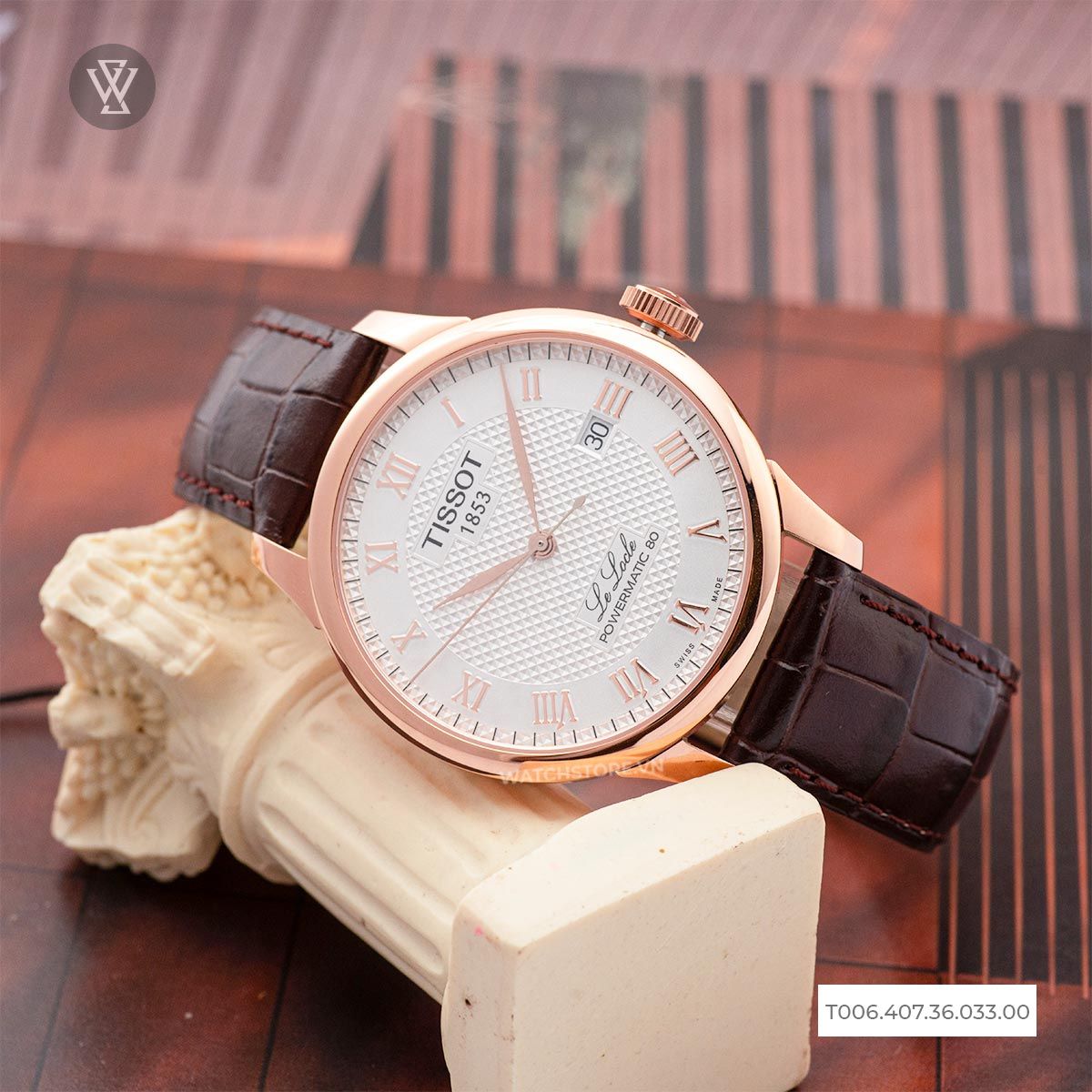 Tissot 39.3mm Nam T006.407.36.033.00 - Ảnh 2