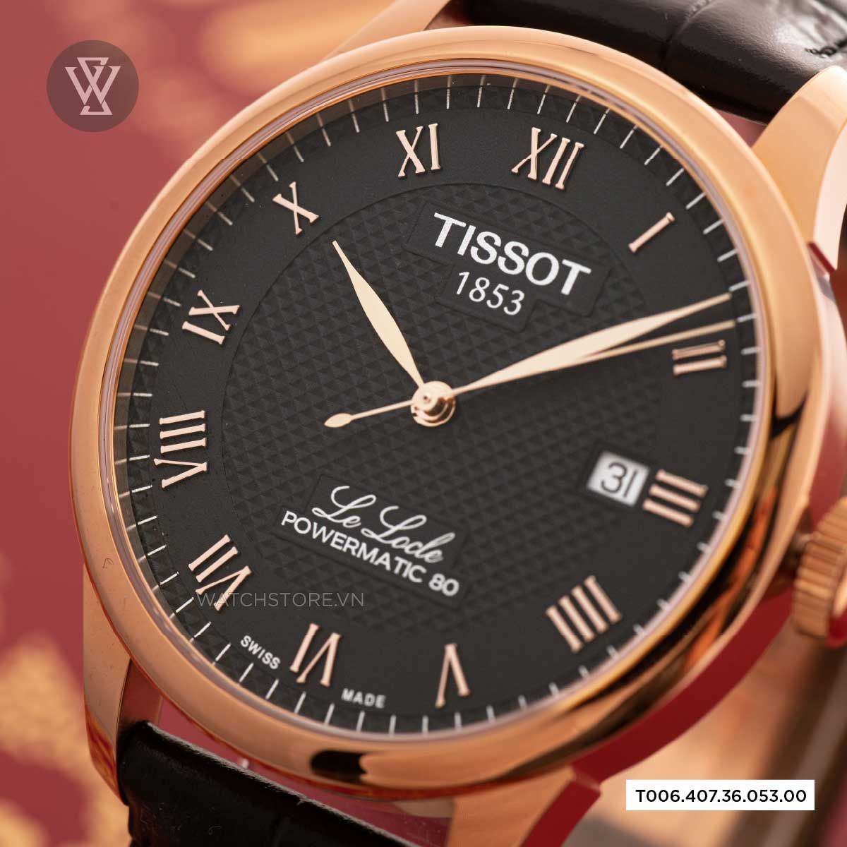 Tissot 39.3mm Nam T006.407.36.053.00 - Ảnh 3
