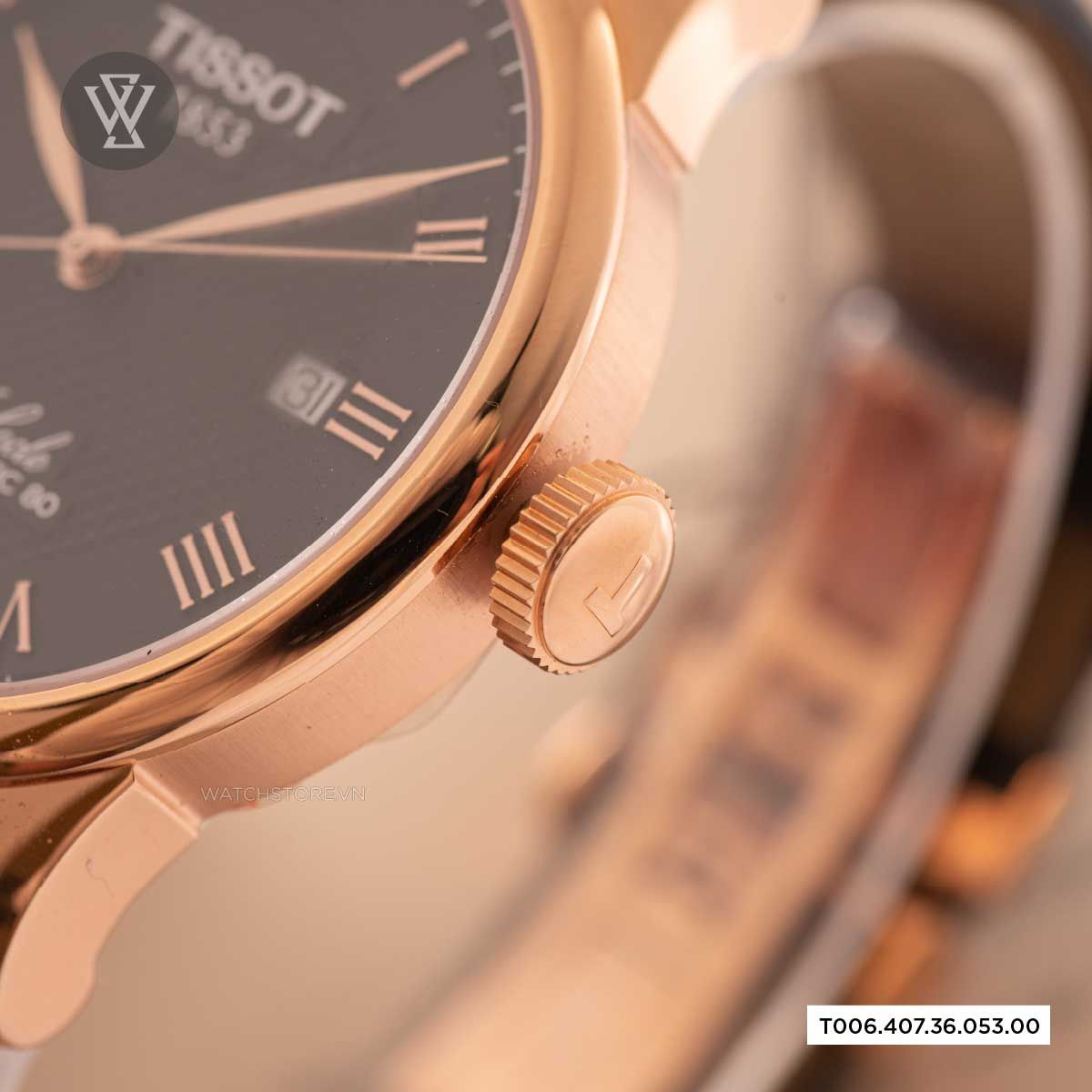Tissot 39.3mm Nam T006.407.36.053.00 - Ảnh 5