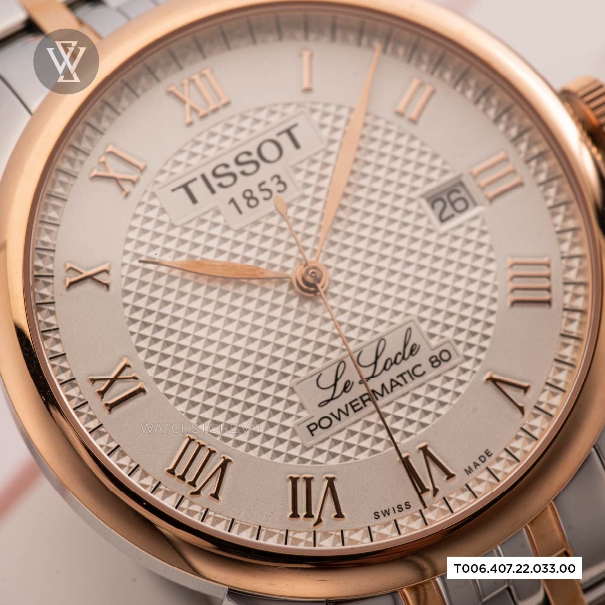 Tissot 39.3mm Nam T006.407.22.033.00 - Ảnh 3