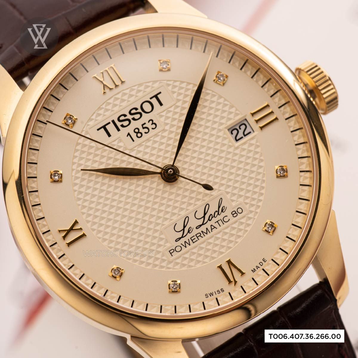 Tissot 39.3mm Nam T006.407.36.266.00 - Ảnh 3