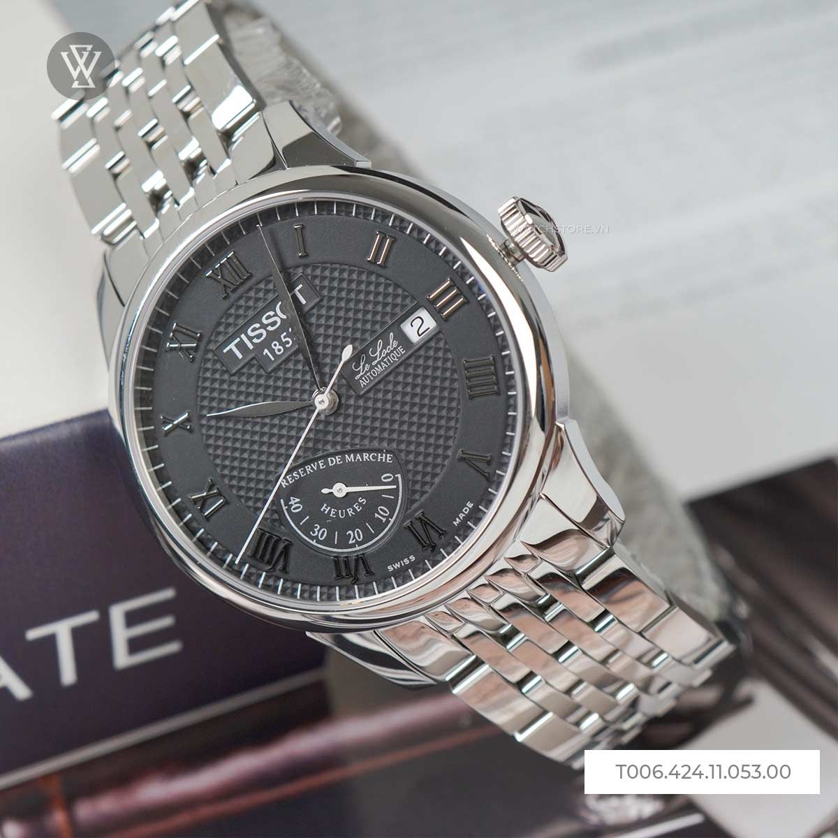 Tissot 39.3mm Nam T006.424.11.053.00 - Ảnh 2