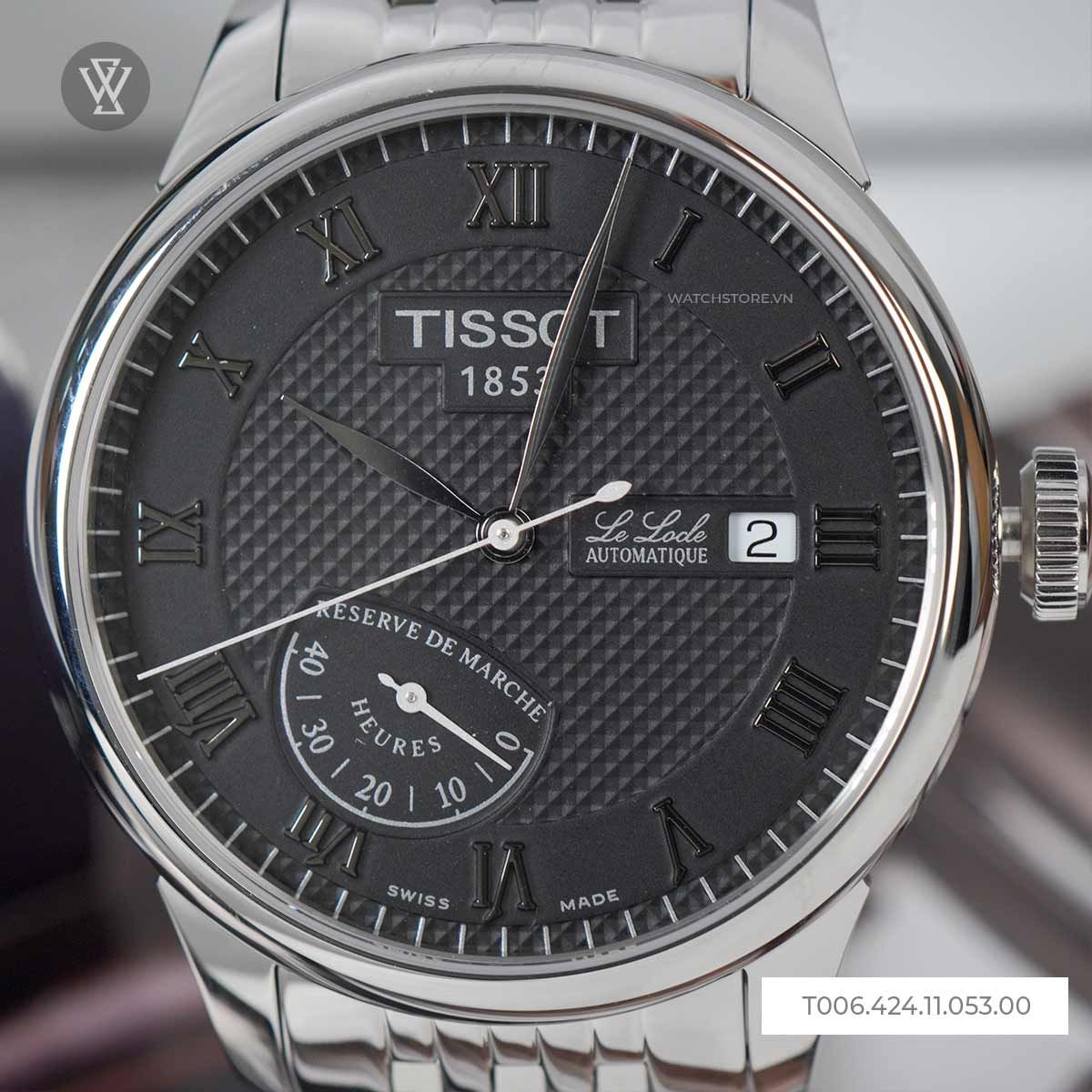 Tissot 39.3mm Nam T006.424.11.053.00 - Ảnh 3