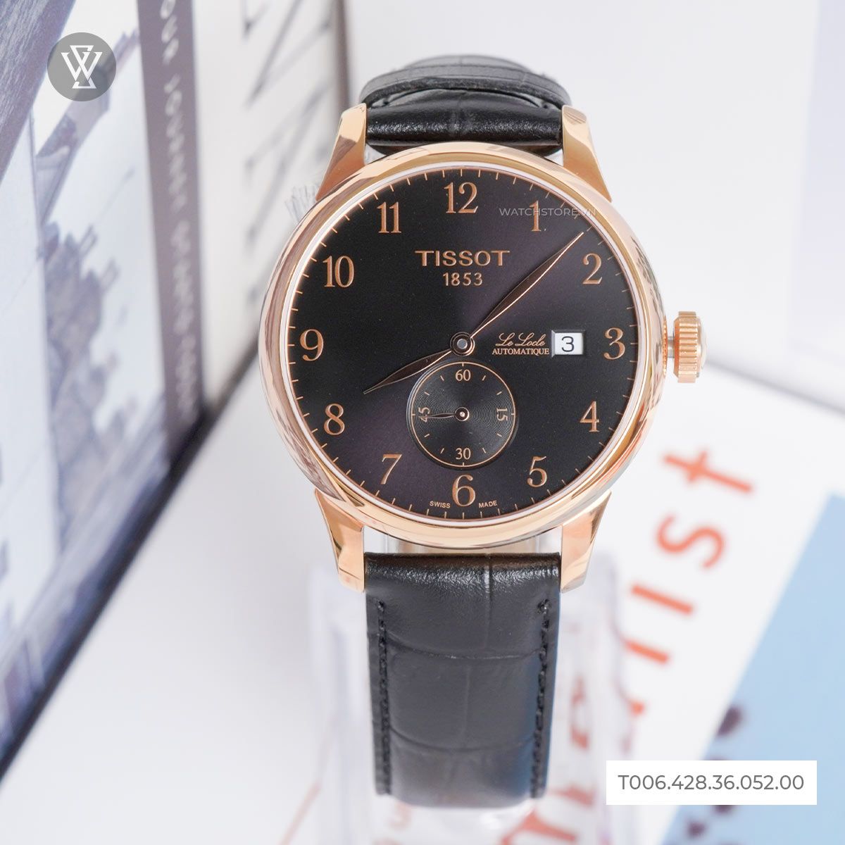 Tissot 39.3mm Nam T006.428.36.052.00 - Ảnh 2