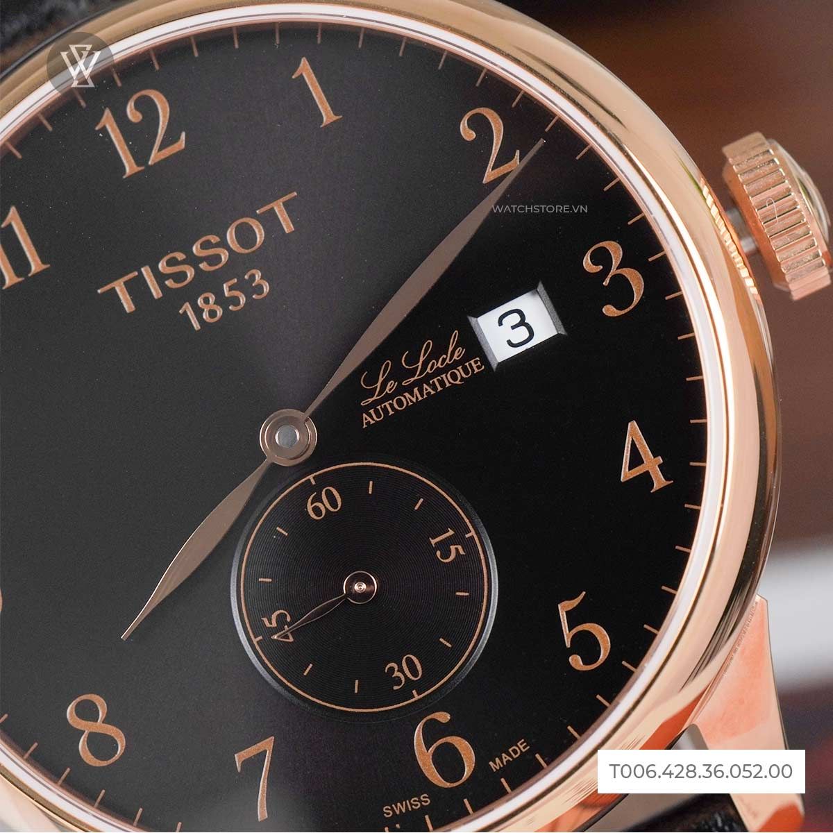 Tissot 39.3mm Nam T006.428.36.052.00 - Ảnh 4