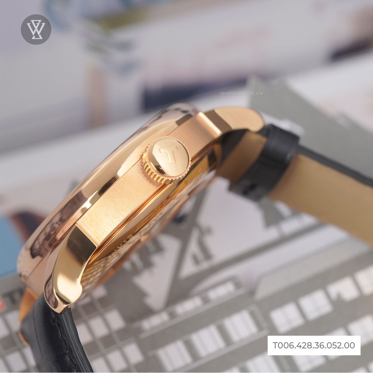 Tissot 39.3mm Nam T006.428.36.052.00 - Ảnh 5