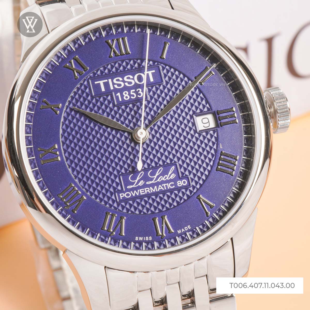 Tissot 39.3mm Nam T006.407.11.043.00 - Ảnh 4