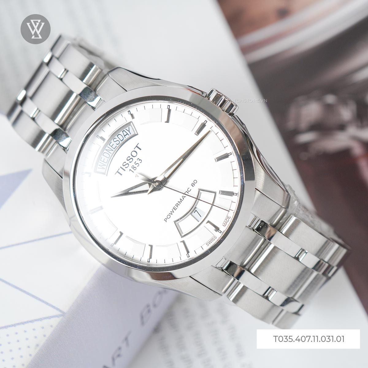 Tissot 39mm Nam T035.407.11.031.01 - Ảnh 2