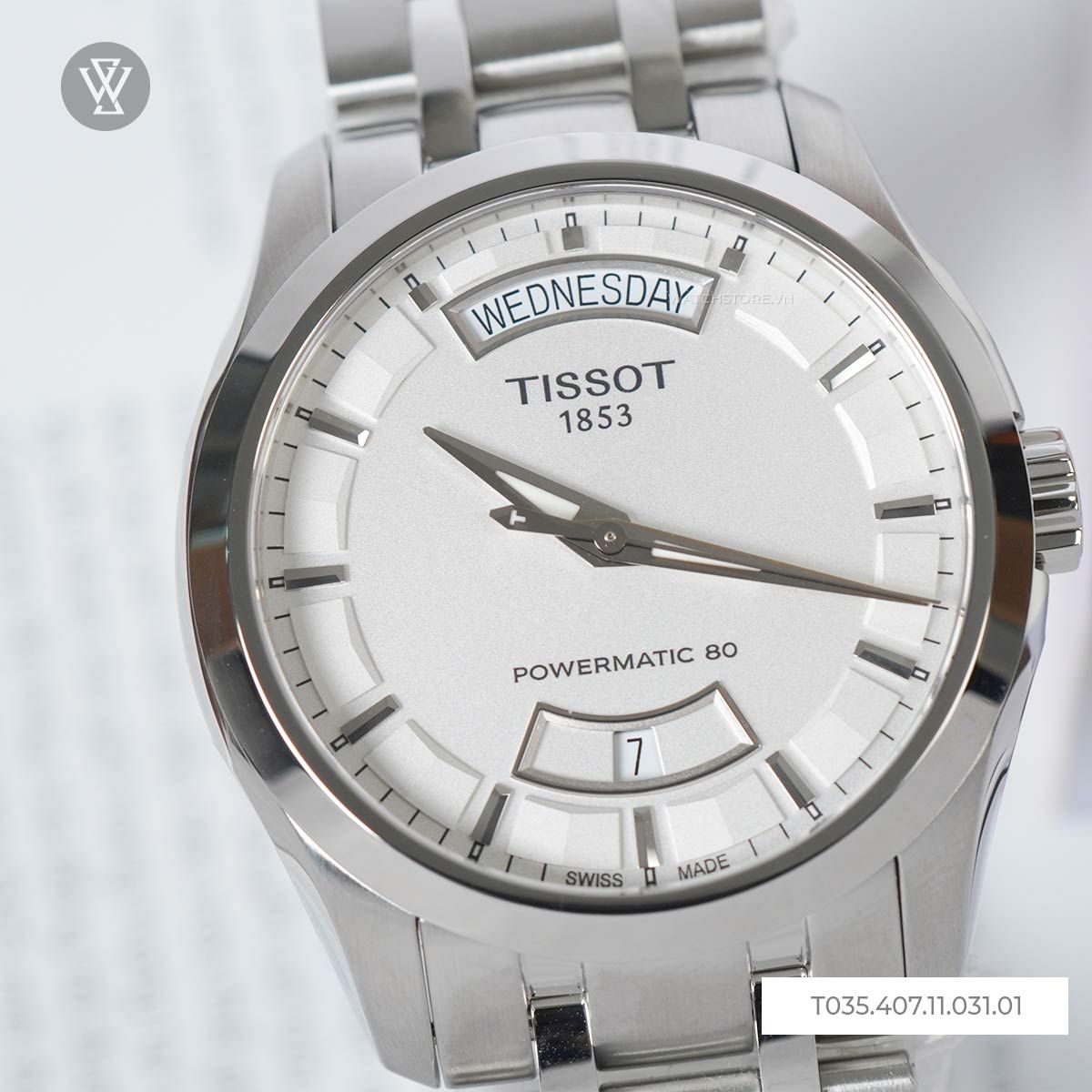 Tissot 39mm Nam T035.407.11.031.01 - Ảnh 3