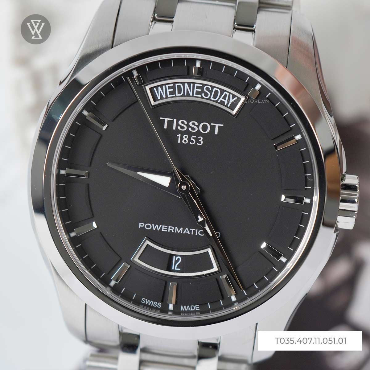 Tissot 39mm Nam T035.407.11.051.01 - Ảnh 4