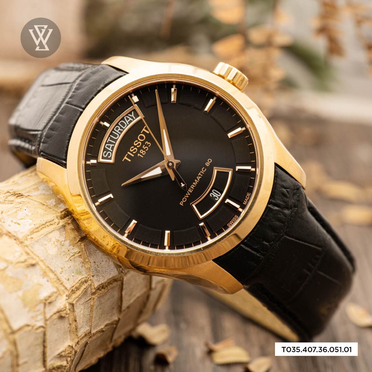 Tissot 39mm Nam T035.407.36.051.01 - Ảnh 2