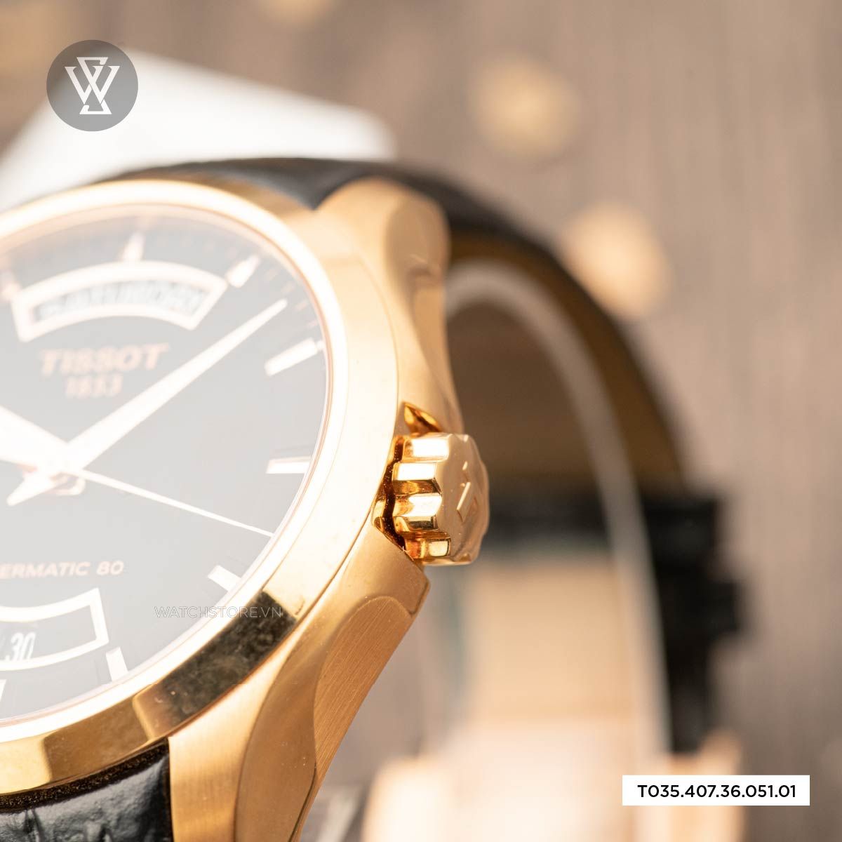 Tissot 39mm Nam T035.407.36.051.01 - Ảnh 5