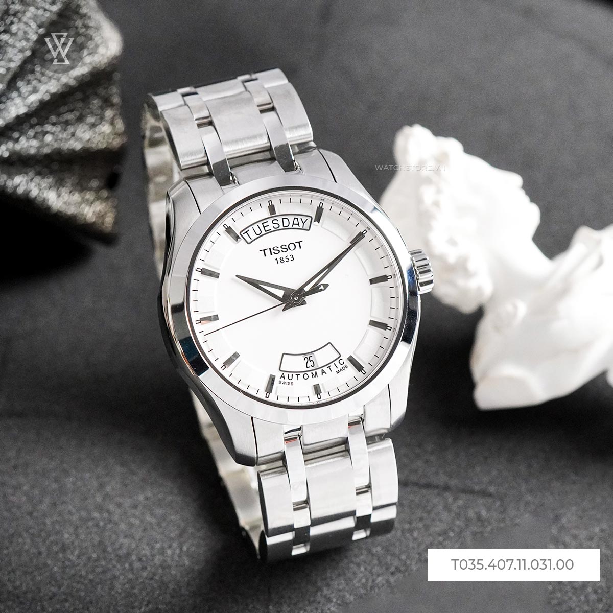 Tissot 39mm Nam T035.407.11.031.00 - Ảnh 2