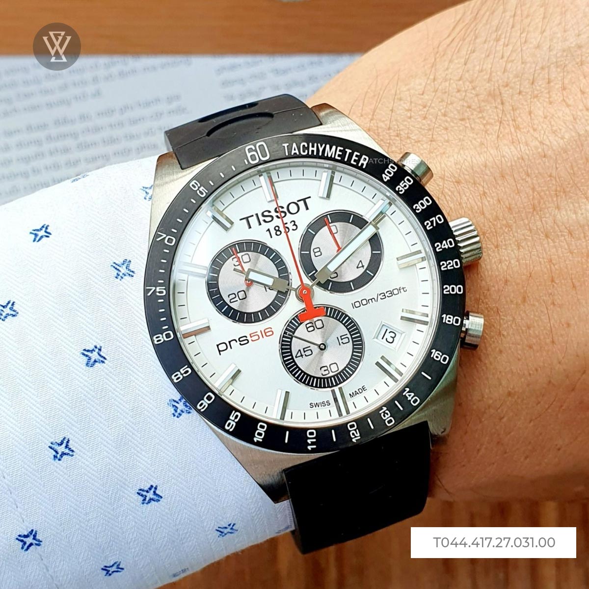 Tissot 42mm Nam T044.417.27.031.00 - Ảnh 4