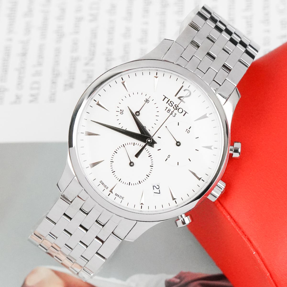 Tissot 42mm Nam T063.617.11.037.00 - Ảnh 2