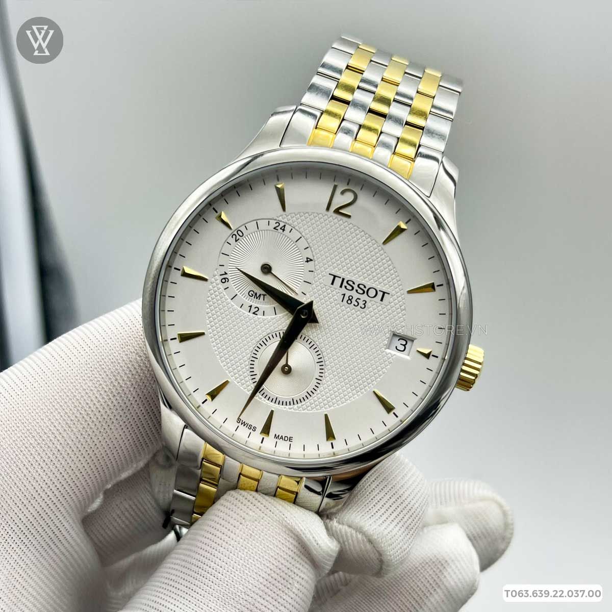 Tissot 42mm Nam T063.639.22.037.00 - Ảnh 2