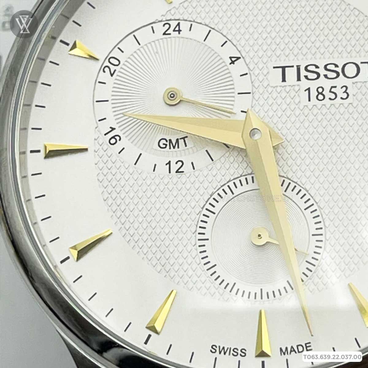 Tissot 42mm Nam T063.639.22.037.00 - Ảnh 4