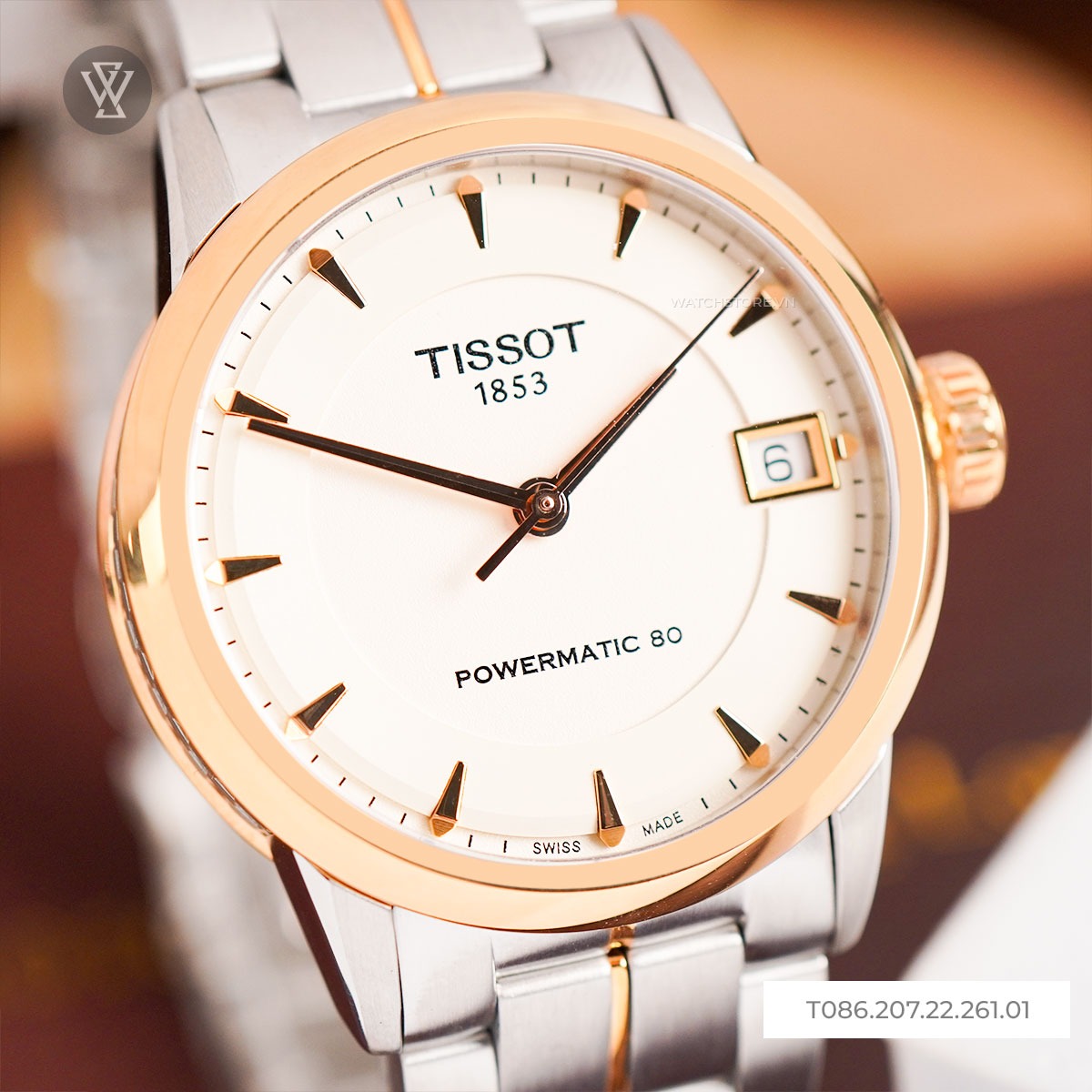 Tissot 33mm Nữ T086.207.22.261.01 - Ảnh 4