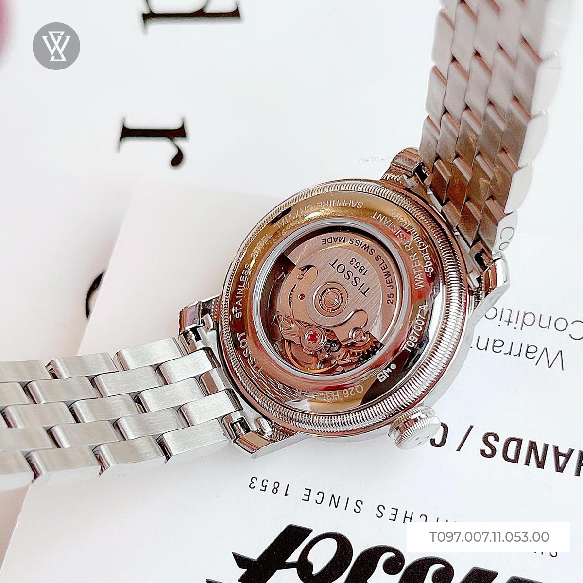 Tissot 29mm Nữ T097.007.11.053.00 - Ảnh 2