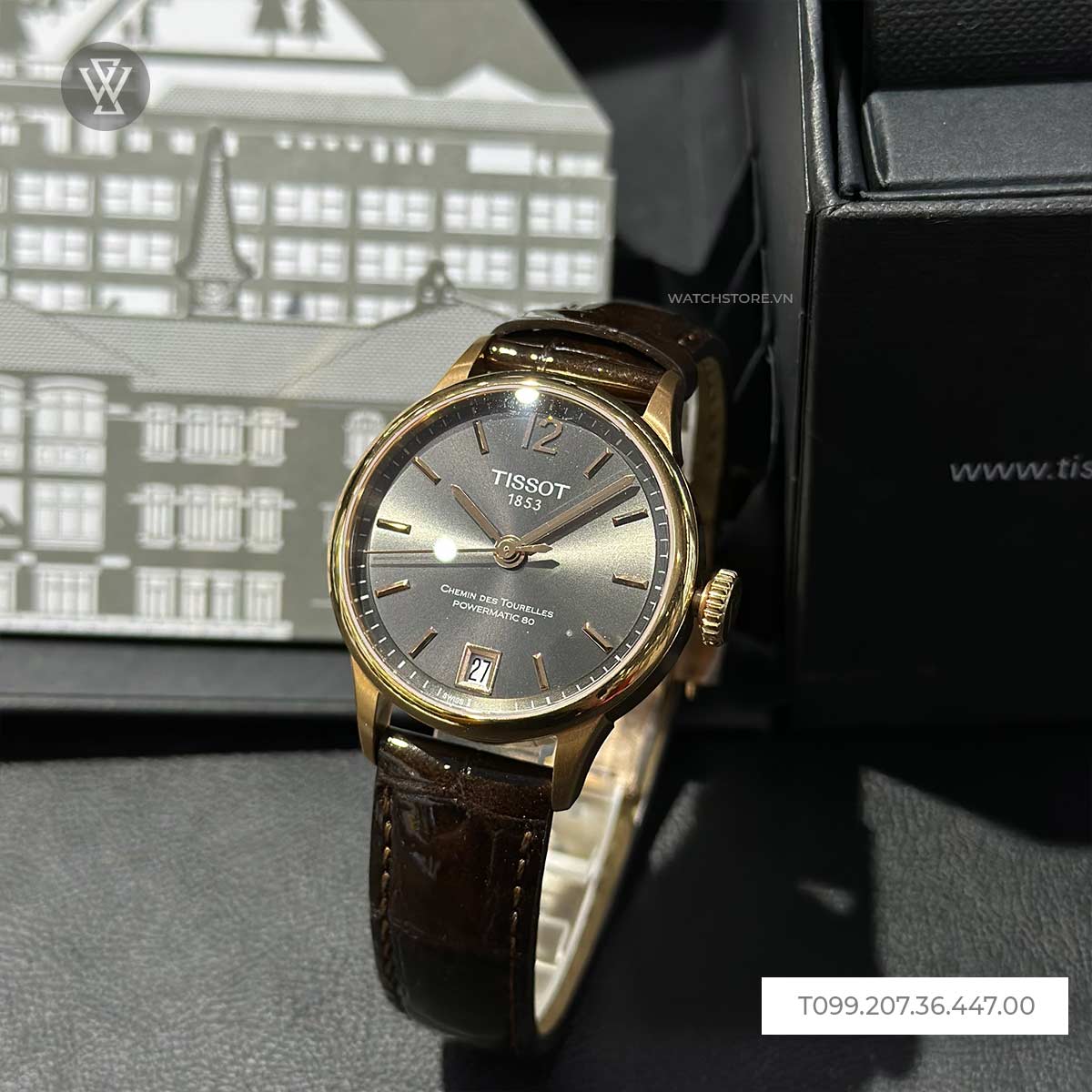 Tissot 32mm Nữ T099.207.36.447.00 - Ảnh 5